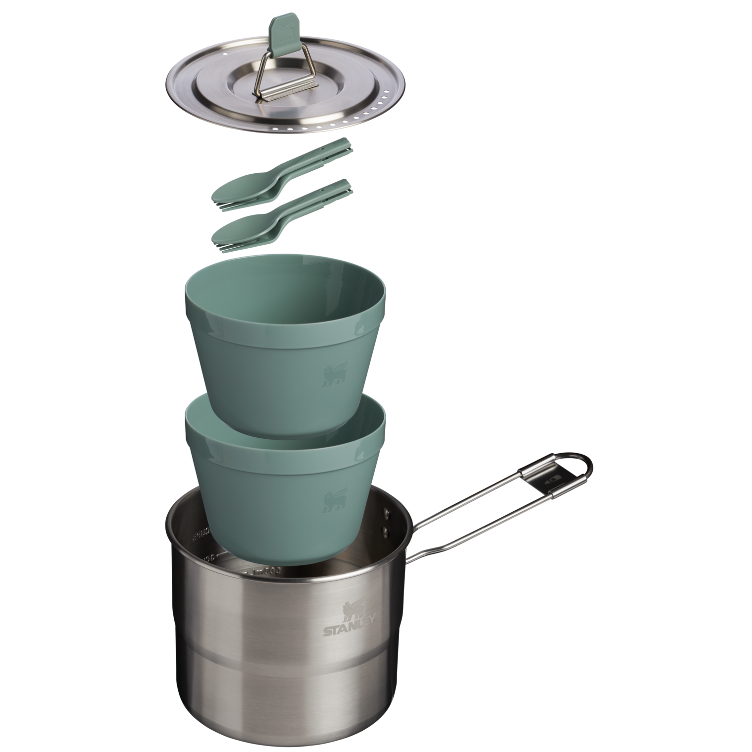 The Wildfare Go Two Bowl Cookset | 8-piece set | 1.25 QT - Image 3